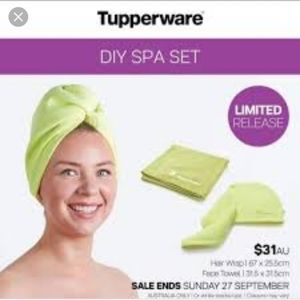 Tupperware towel wrap 1pc head wrap only